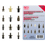 BGS Kfz-Befestigungsclip-Sortiment für VW, Audi, Volvo, Chrysler, Ford, Mercedes-Benz | 350-tlg.