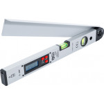 BGS Digitaler LCD-Winkelmesser mit Wasserwaage | 450 mm
