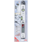 BGS Digitaler LCD-Winkelmesser mit Wasserwaage | 450 mm