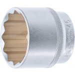 BGS Steckschlüssel-Einsatz Zwölfkant | Antrieb Innenvierkant 12,5 mm (1/2