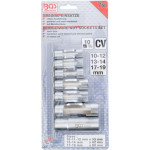 BGS Spezial-Steckschlüssel-Einsatz-Satz, geschlitzt | Antrieb Innenvierkant 10 mm (3/8