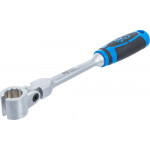 BGS Spezial-Ringschlüssel für Lambdasonden, kippbar, mit Griff | SW 22 mm