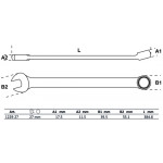 BGS Maul-Ringschlüssel | extra lang | SW 27 mm