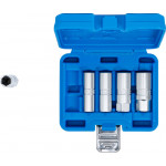 BGS Zündkerzen-Einsatz-Satz Sechskant | Antrieb Innenvierkant 12,5 mm (1/2