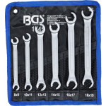 BGS Offener Doppel-Ringschlüssel-Satz | SW 8 x 9 - 18 x 19 mm | 6-tlg.