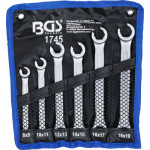 BGS Offener Doppel-Ringschlüssel-Satz | SW 8 x 9 - 18 x 19 mm | 6-tlg.