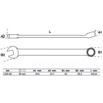 BGS Maul-Ringschlüssel | extra lang | SW 30 mm