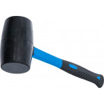 BGS Gummihammer | Fiberglasstiel | schwarzer Kopf | Ø 690 mm | 900 g