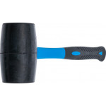 BGS Gummihammer | Fiberglasstiel | schwarzer Kopf | Ø 690 mm | 900 g