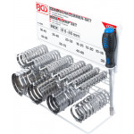 BGS Schlauchklemmen-Sortiment | rostfrei | auf Tafel | 111-tlg.