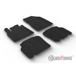 Original Gledring Passform Fußmatten Gummimatten 5 Tlg.+Fixing - MERCEDES-BENZ Citan Tourer (Passagier) HB 08.2021->