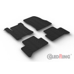 Original Gledring Passform Fußmatten Gummimatten 4 Tlg.+Fixing - MERCEDES-BENZ EQA H243 Elektro 12.2021->