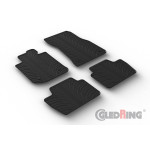 Original Gledring Passform Fußmatten Gummimatten 4 Tlg.+Fixing - BMW 4 Serie Coupe G22 06.2020->