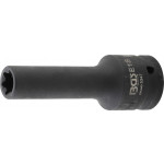 BGS Kraft-Steckschlüssel-Einsatz E-Profil, tief | Antrieb Innenvierkant 20 mm (3/4