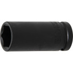 BGS Kraft-Steckschlüssel-Einsatz Sechskant, tief | Antrieb Innenvierkant 20 mm (3/4