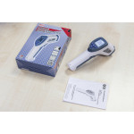 BGS Stirn-Fieber-Thermometer | kontaktlos, Infrarot | für Personen + Objekt-Messung | 0 - 100°