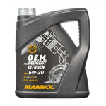 MANNOL 7703 O.E.M 5W-30 Motoröl (Peugeot/Citroen) 4l