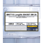 Mannol 7715 Longlife 504/507 5W-30 Motoröl 1000l IBC Container