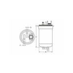 SCT Kraftstofffilter ST304
