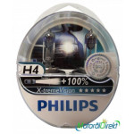 Philips H4 12V 60/55W P43t X-treme Vision +100% 2st.