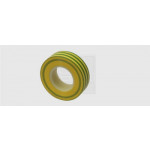 Kunststoffisolierband 15 mm x 10 m x 0,15 mm, gelb-grün