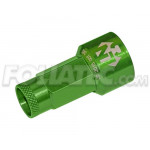 Foliatec LugNuzz Cover Set, grün eloxiert, Schlüsselweite 17 20 Stück