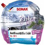 SONAX AntiFrost & KlarSicht Zirbe Gebrauchsfertig bis -20°C 3 Liter schneller, schlierenfreier & effektiver Scheibenreiniger für den Winter | Art-Nr. 01314410