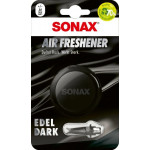 SONAX AirFreshener Edeldark (1 Stück) Lufterfrischer mit frischem Duft und langanhaltendem Dufterlebnis für den Fahrzeuginnenraum | Art-Nr. 03610410