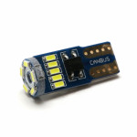 4 Stück Glassockel W5W 15x 3014 SMD Weiß T10 Canbus