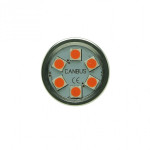 LED Metalsockel P21W Ba15s 30x3030 SMD Rot 100 % Canbus Inside
