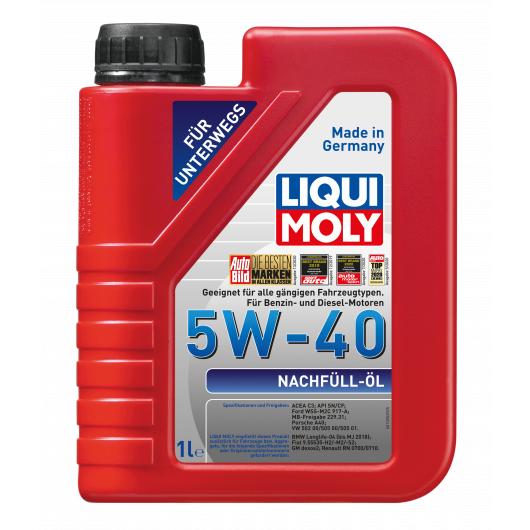 Liqui Moly Nachfüll Öl 5W-40 Motoröl 1l