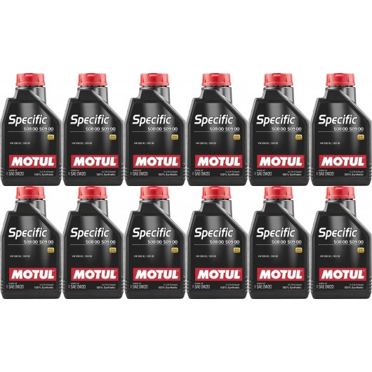 MOTUL SPECIFIC 0W20 VW 508.00 509.00 1 Liter 12x 1l = 12 Liter