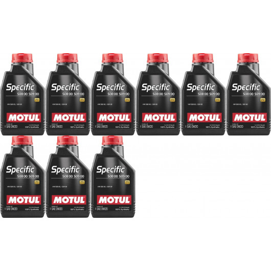 MOTUL SPECIFIC 0W20 VW 508.00 509.00 1 Liter 9x 1l = 9 Liter ...