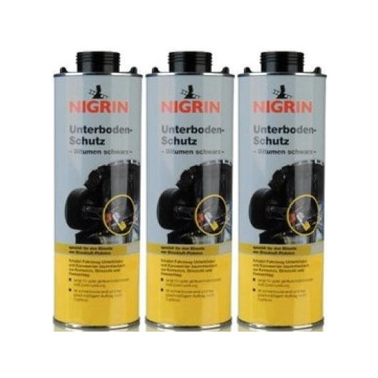 Nigrin Unterbodenschutz 1000 ml, Pistolendose 3x 1l = 3 Liter