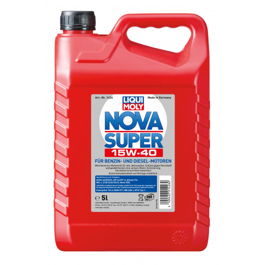 Liqui Moly 1426 Nova Super 15W-40 Motoröl 5l