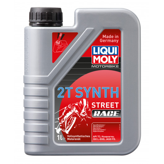 Liqui Moly Motorbike 2T Synth Street Race vollsynthetisches Motorrad Motoröl 1l