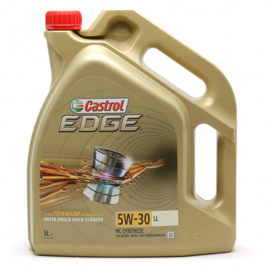 Castrol Edge 5W-30 LL Fluid Titanium (ex. FST) Motoröl Longlife III 5l -  SAE 5W-30 - Auto/PKW Motoröle (SAE) - Öle 
