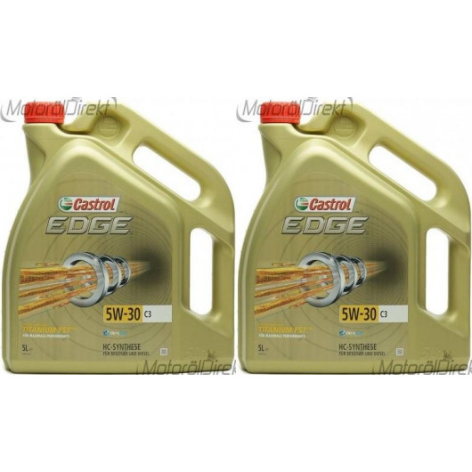 Castrol Edge 5W-30 C3 Fluid Titanium (ex. FST) Motoröl 2x 5 = 10 Liter
