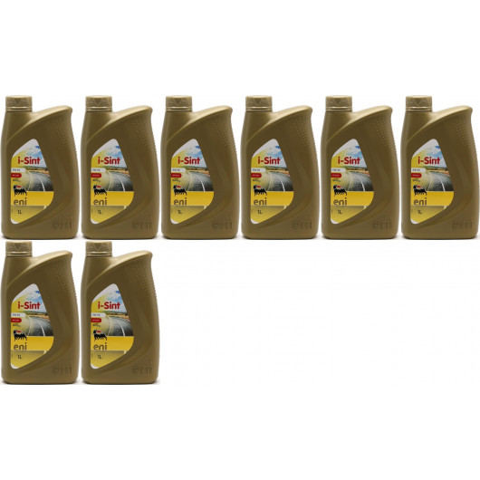 ENI i-Sint 5W-40 Motoröl 8x 1l = 8 Liter