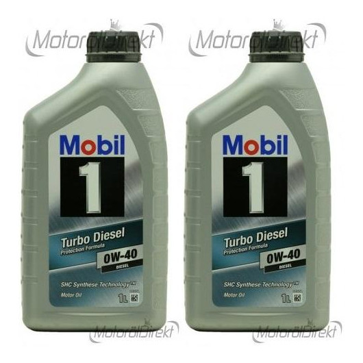 Mobil 1 Turbo Diesel 0W-40 Motoröl 2x 1l = 2 Liter