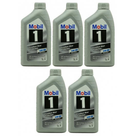 Mobil 1 FS X1 5W-50 Motoröl ( ehem. PEAK LIFE ) 5x 1l = 5 Liter