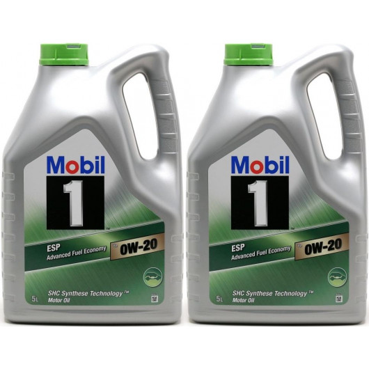 Mobil 1 ESP X2 0W-20 Motoröl 2x 5 = 10 Liter