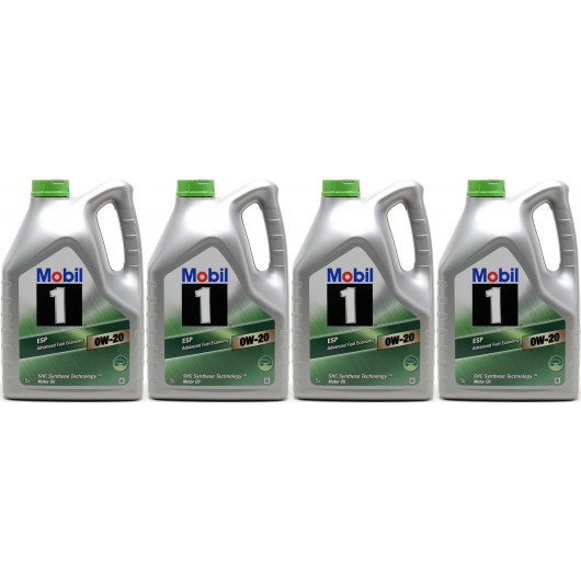 Mobil 1 ESP X2 0W-20 Motorenöl – 6x 1 Quart (ca. Produktbild-Vorschau 12