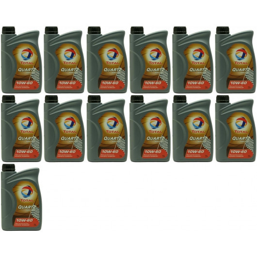 Total Quartz Racing 10W-60 Motoröl 13x 1l = 13 Liter