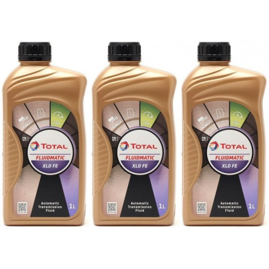 Total Fluide XLD FE ATF Automatikgetriebeöl 3x 1l = 3 Liter - ATF ...