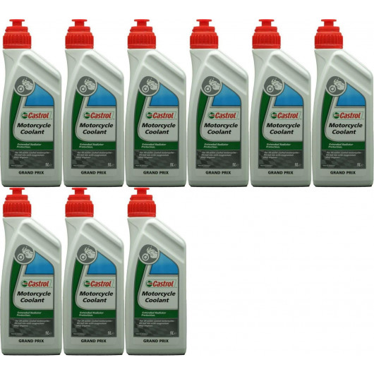 Castrol Motorcycle Coolant 9x 1l = 9 Liter