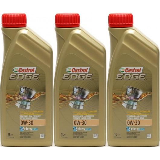 Castrol Edge 0W-30 Fluid Titanium (ex. FST) Motoröl 3x 1l = 3 Liter ...