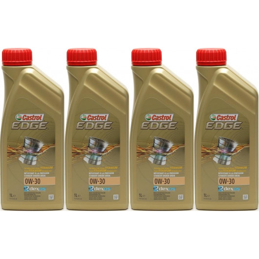 Castrol Edge 0W-30 Fluid Titanium (ex. FST) Motoröl 4x 1l = 4 Liter