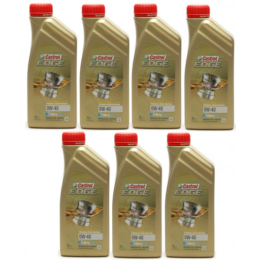 Castrol Edge Fluid Titanium C3 (ex. FST) 0W-40 Motoröl 7x 1l = 7 Liter
