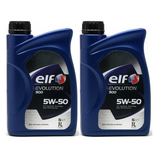 Elf Evolution 900 5W-50 Motoröl 2x 1l = 2 Liter